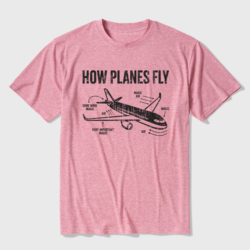 How Planes Fly Ultra Soft Heather Tee