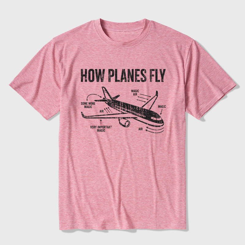 How Planes Fly Ultra Soft Heather Tee