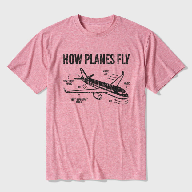 How Planes Fly Ultra Soft Heather Tee