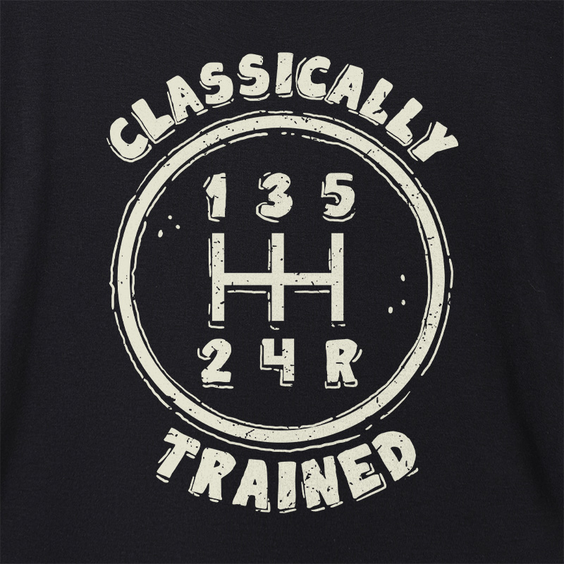Classically Trained Geek Dolman Sleeve V-Neck Shirt