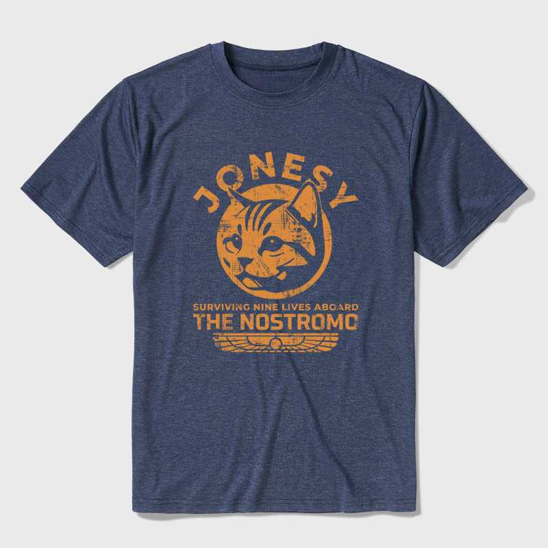 Jonesy Surviving Nine Lives Aboard The Nostromo Ultra Soft Heather Tee