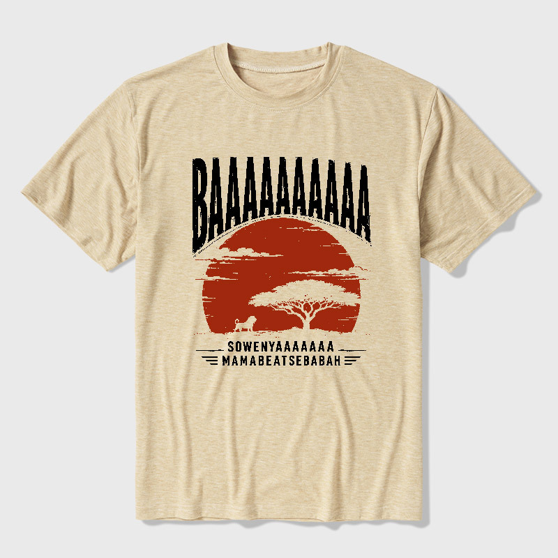 Baaa Sownyaaa Mamabeatsebabah Ultra Soft Heather Tee