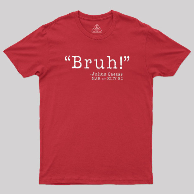 Bruh! Funny Geek T-Shirt