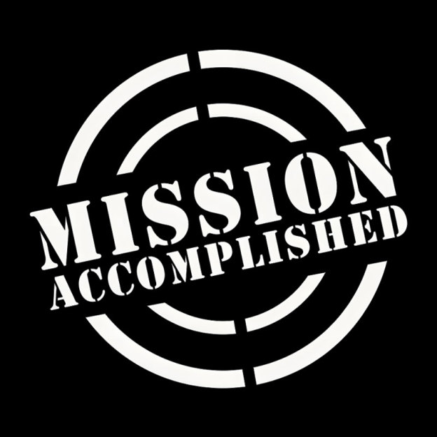 Mission Accomplished Geek T-Shirt