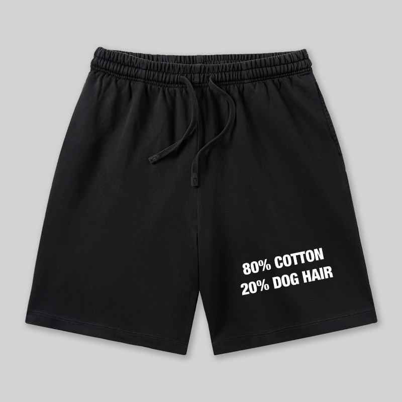 80 Cotton 20 Dog Hair Geeky Washed Shorts