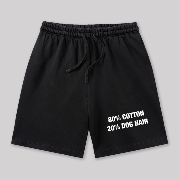 80 Cotton 20 Dog Hair Geeky Washed Shorts