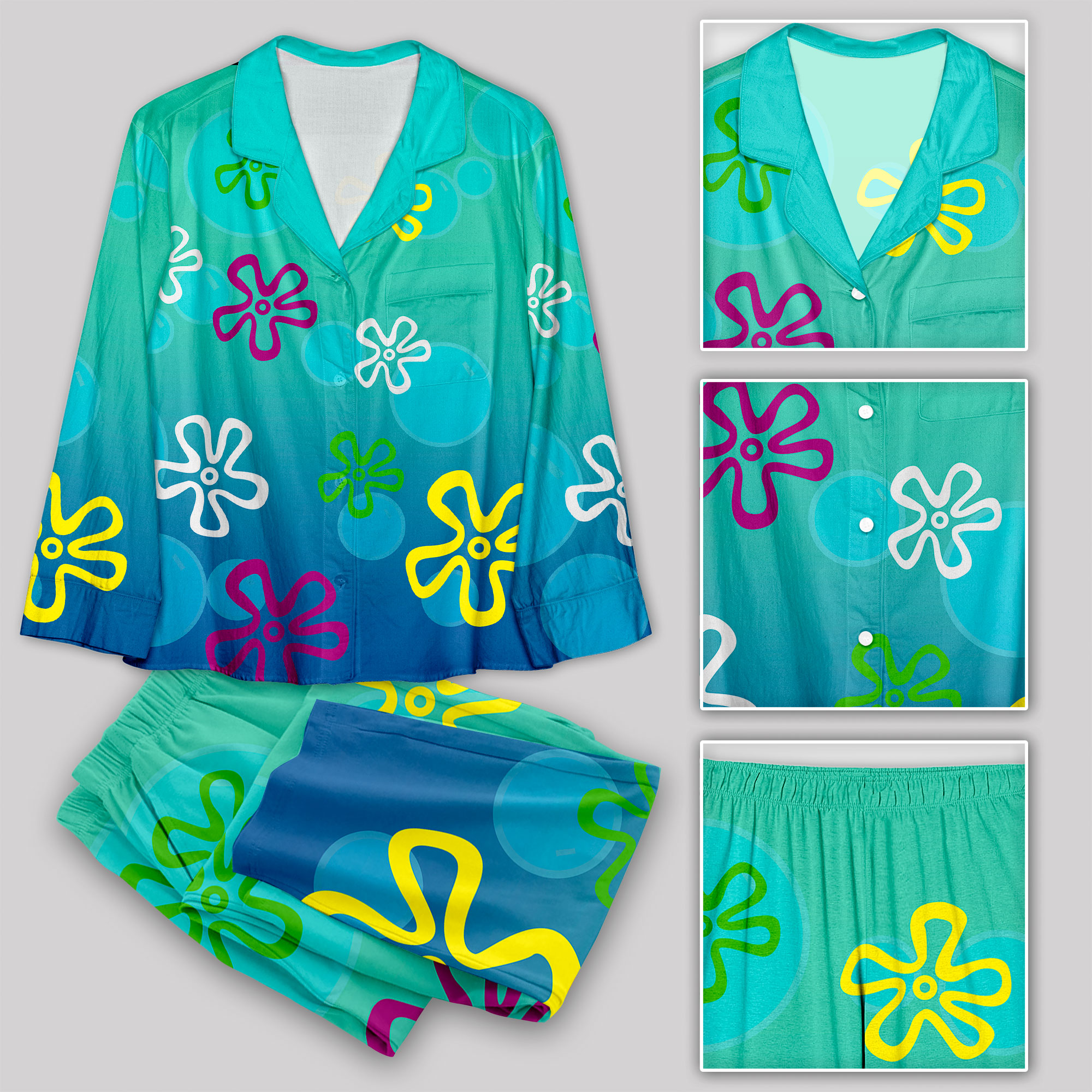 Bikini Bottom Pajama Sets