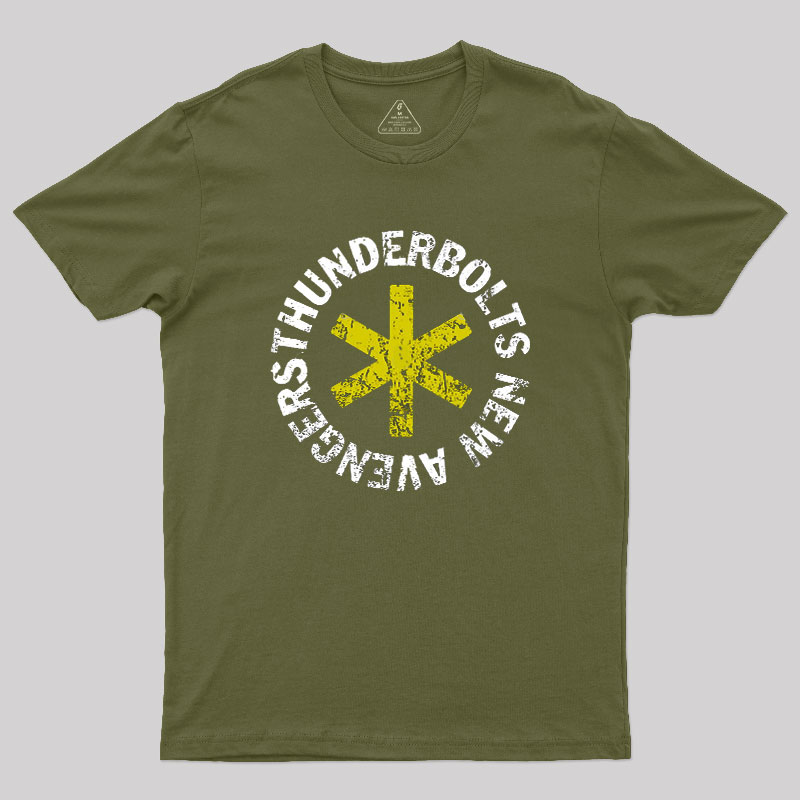 Yellow Hot Thunderbolts Geek T-Shirt