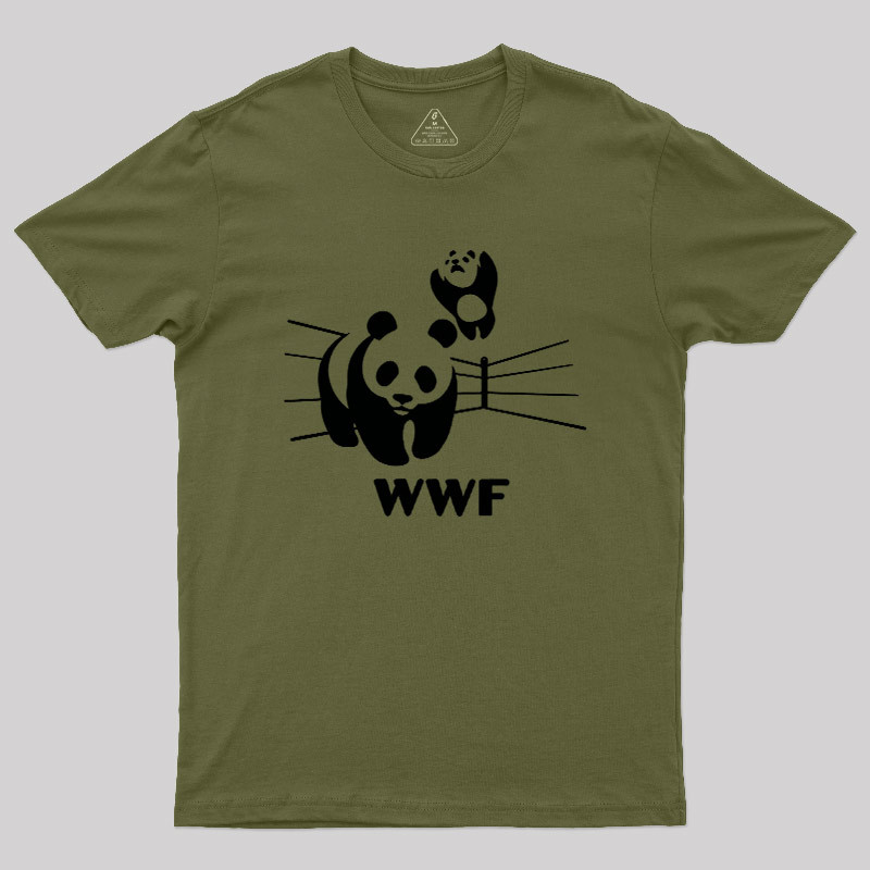 Funny WWF Pandas Geek T-Shirt
