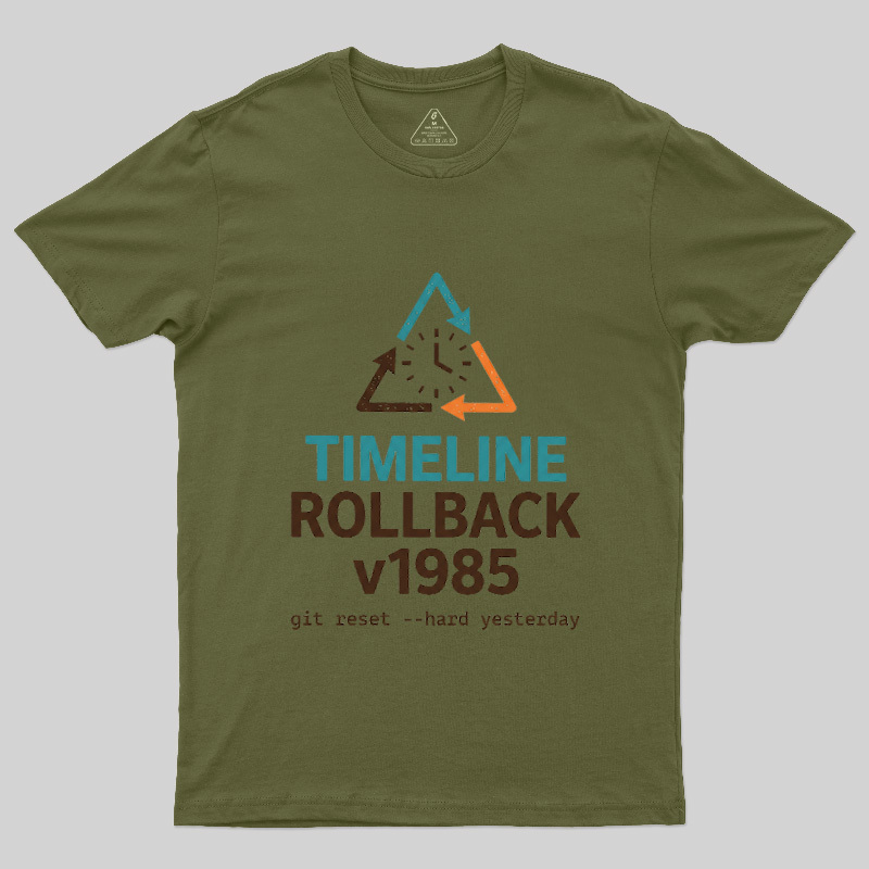 Timeline Rollback V1985 Geek T-Shirt