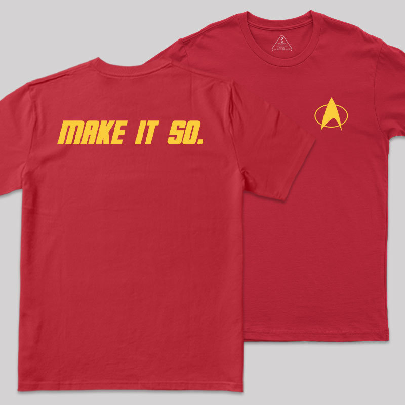 Command Approved Front and Back Printed Geek T-Shirt