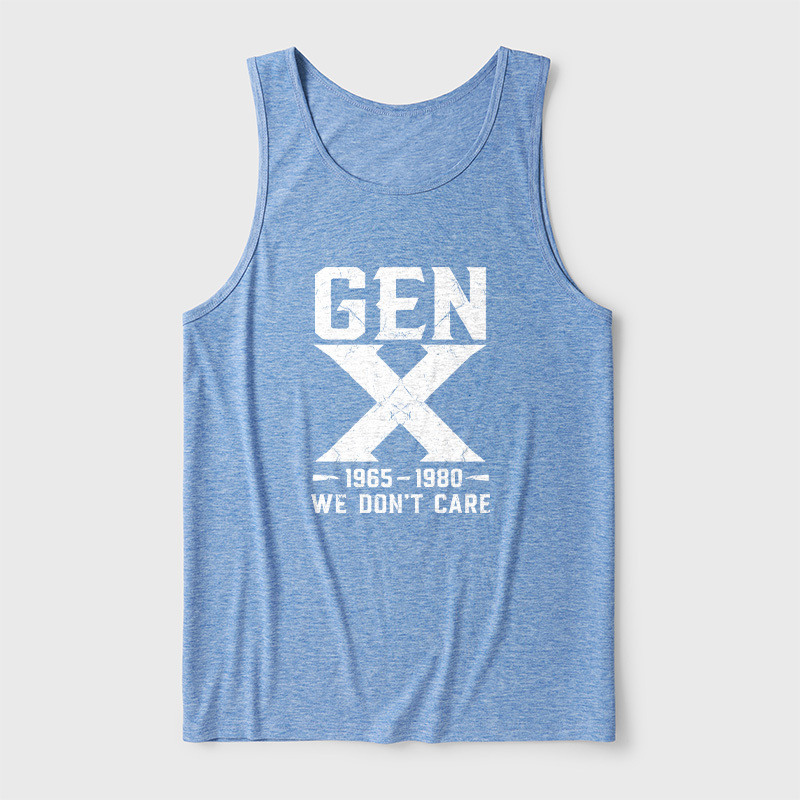 Gen X 1965-1980 We Don't Care Ultra Soft Heather Tank