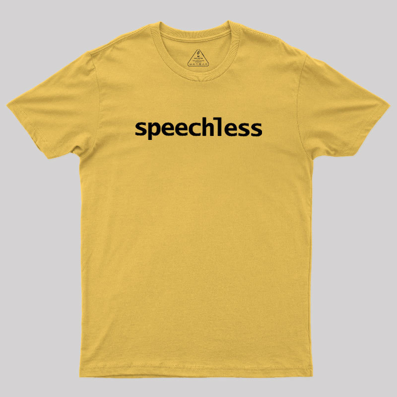 Speechless Geek T-Shirt
