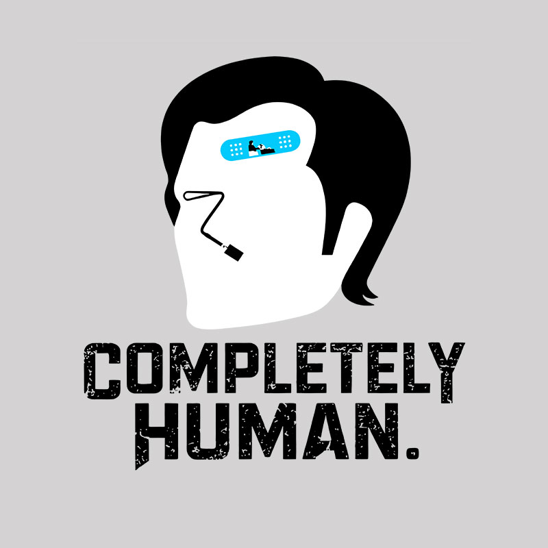 Completely Human Geek T-Shirt