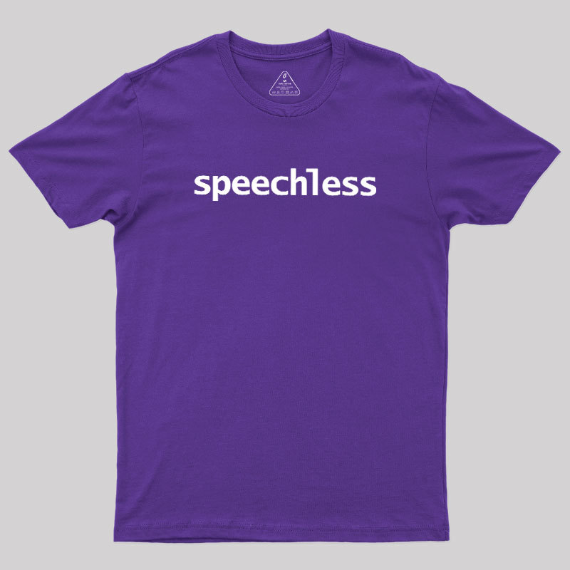 Speechless Geek T-Shirt