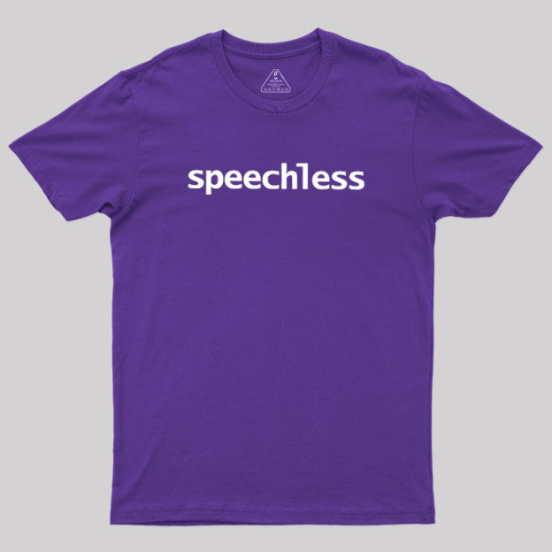 Speechless Geek T-Shirt