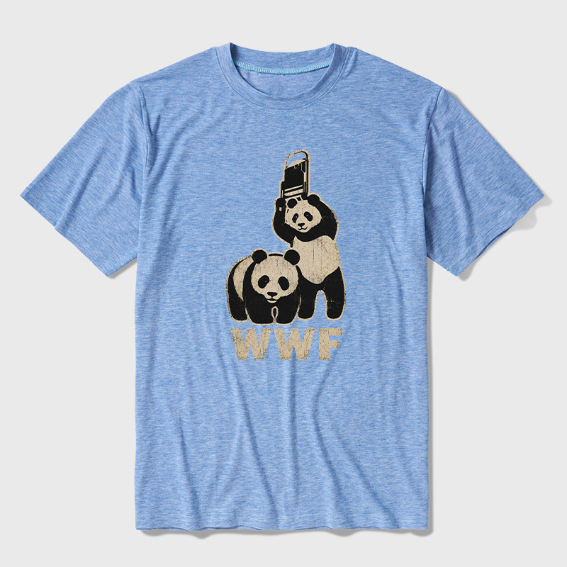 WWF Panda Ultra Soft Heather Tee