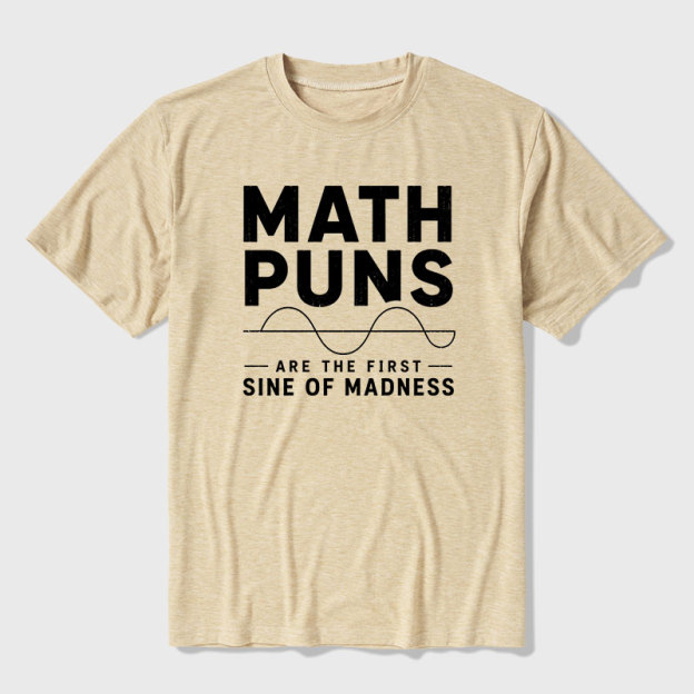 Math Pun Ultra Soft Heather Tee