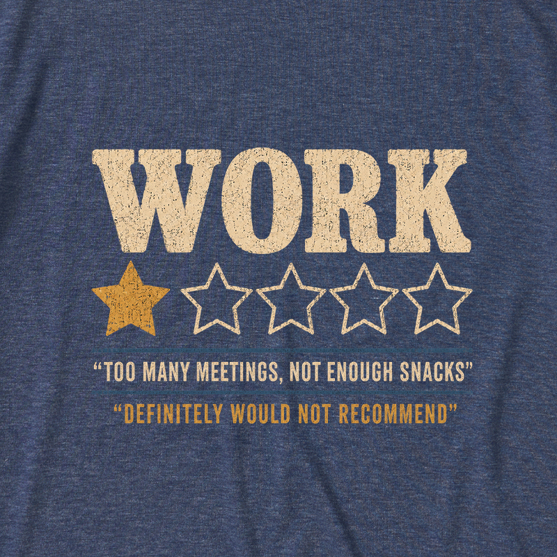 Work One Star Ultra Soft Heather Tee