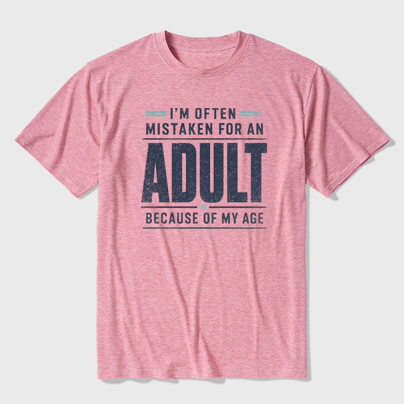 I'm Often Mistaken For An Adult Ultra Soft Heather Tee