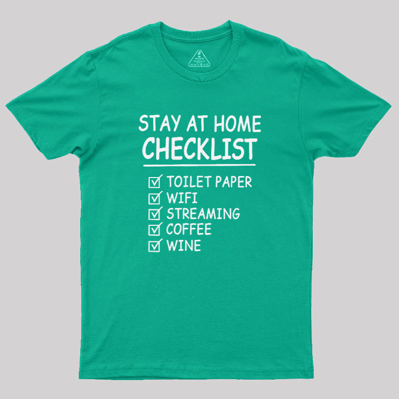 Home Checklist Geek T-Shirt
