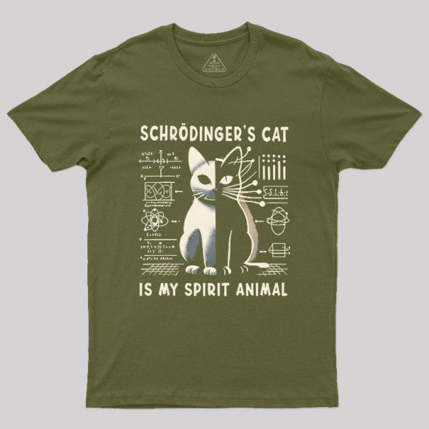Schrodinger's Сat Science Nerd T-Shirt