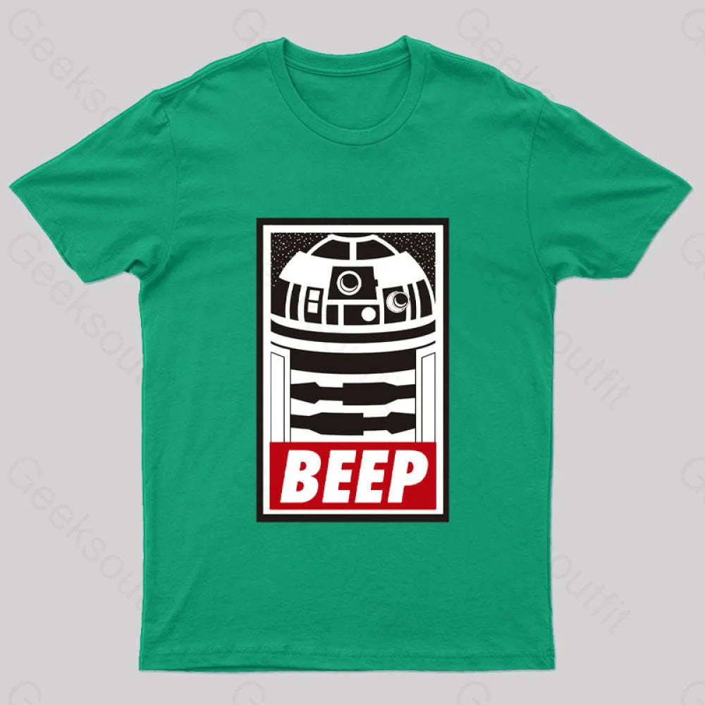 Beep Geek T-Shirt Green / S