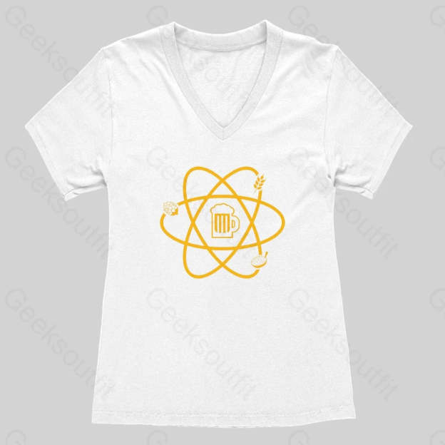 Beer Basics Women's V-Neck T-shirt - Geeksoutfit
