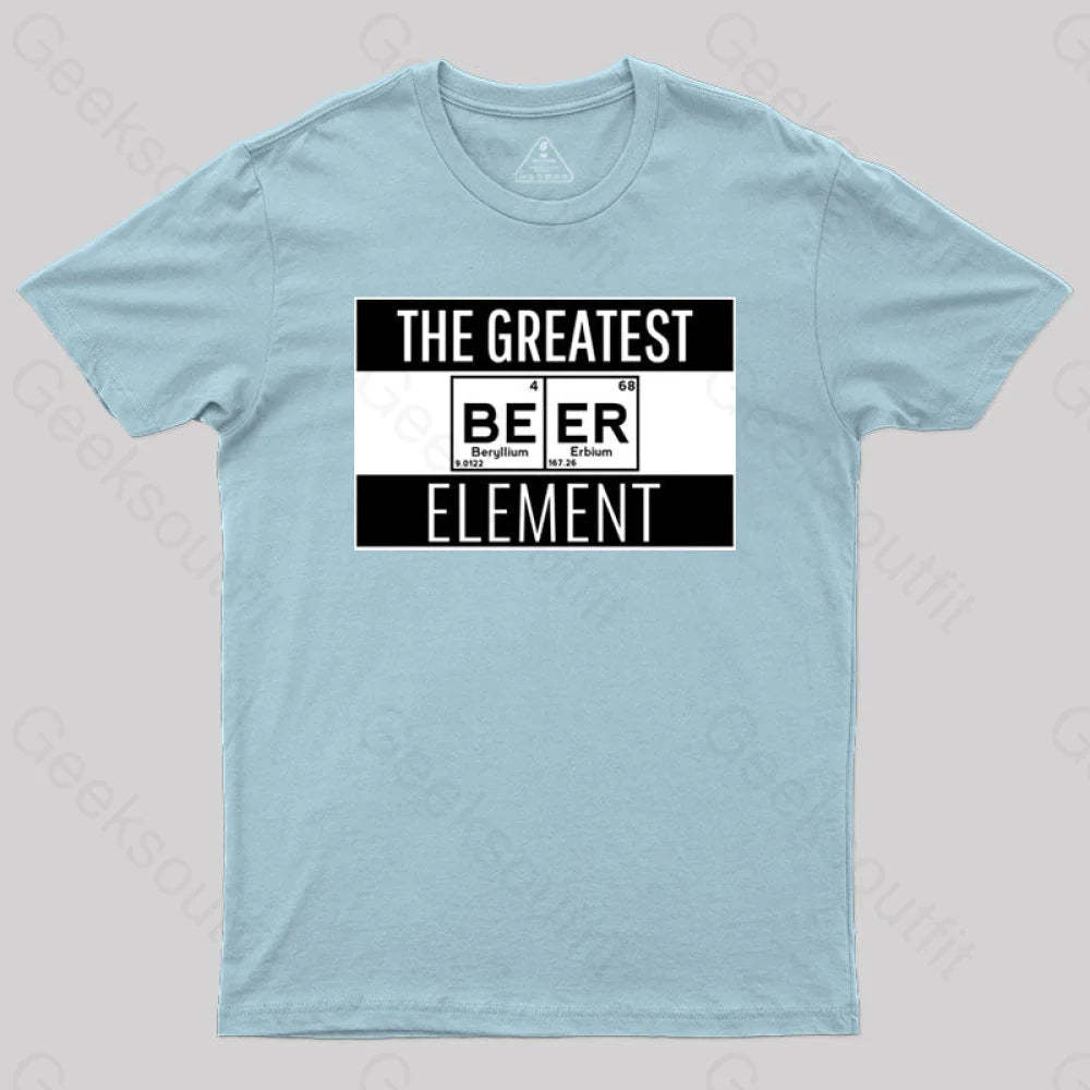 Beer Element T-Shirt Light Blue / S