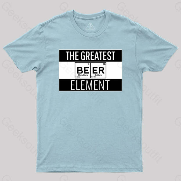 Beer Element T-Shirt Light Blue / S