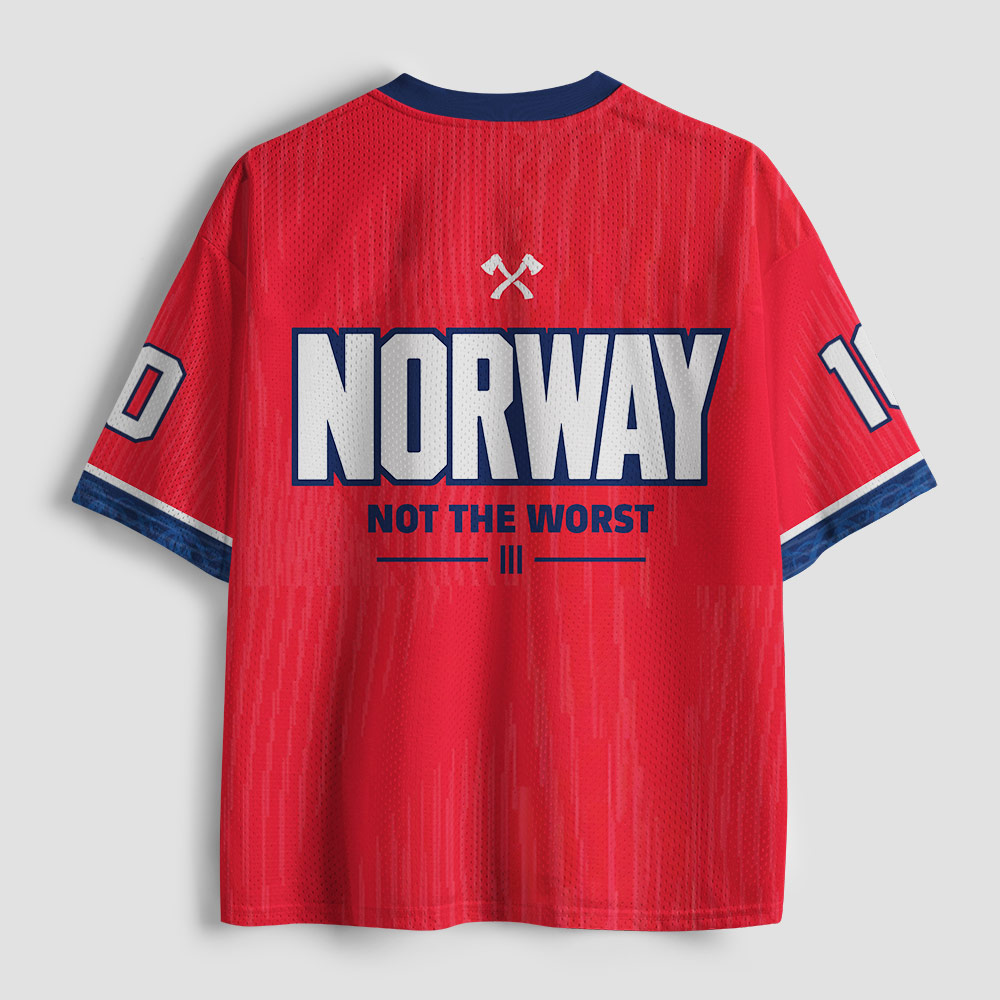 Not The Worst Viking Geek Mesh Jersey
