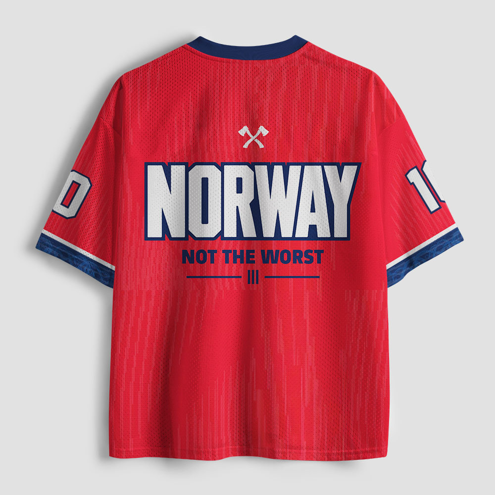 Not The Worst Viking Geek Mesh Jersey