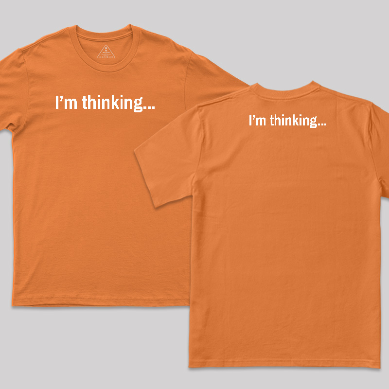 I'm thinking Front and Back Printed T-Shirt