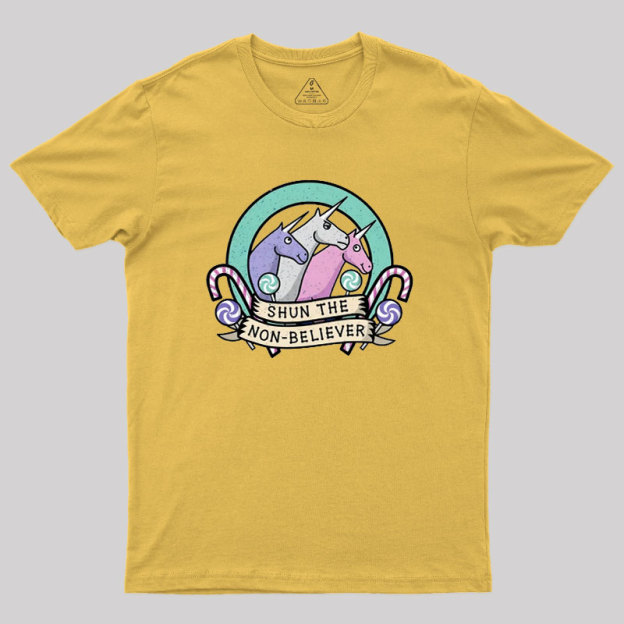 Shun the Non-Believer Geek T-Shirt