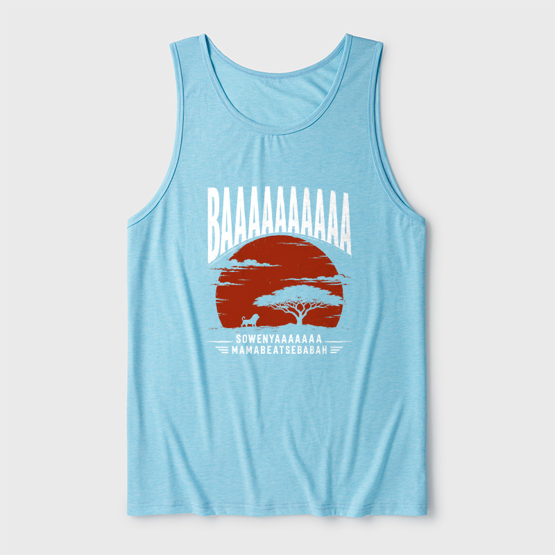 Baaa Sownyaaa Mamabeatsebabah Ultra Soft Heather Tank