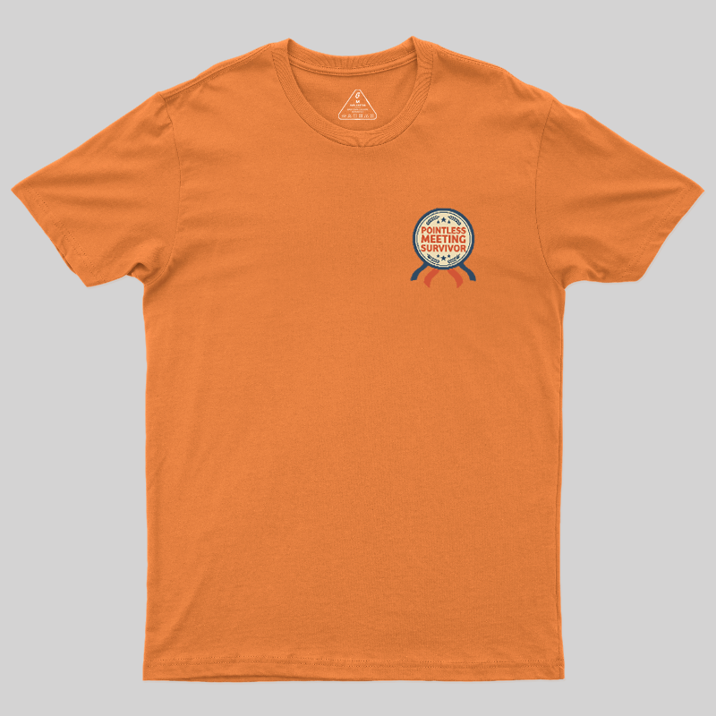 Pointless Meeting Survivor Geek T-Shirt