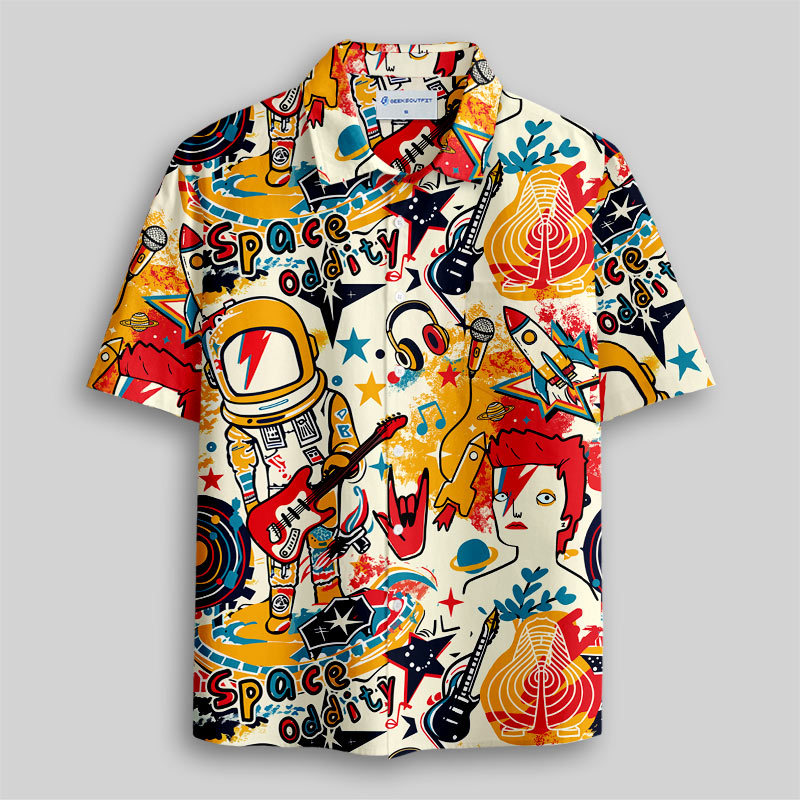 Space Oddity Button Up Pocket Shirt