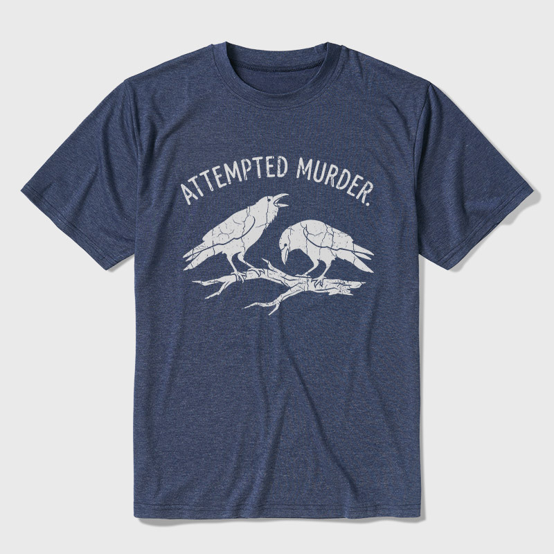 Attempted Murder Ultra Soft Heather Tee