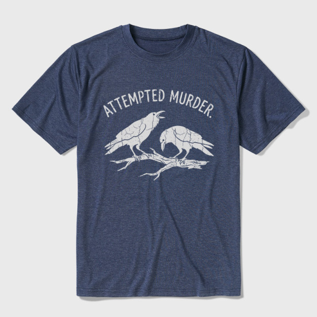 Attempted Murder Ultra Soft Heather Tee