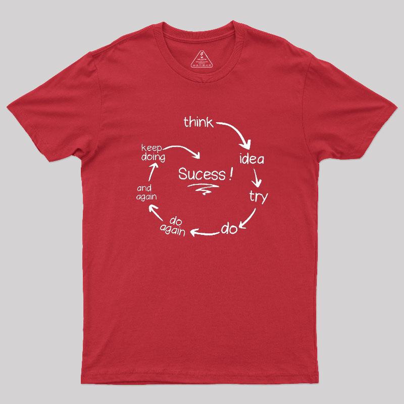 Cycle of Success Geek T-Shirt