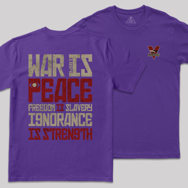 Dystopia Truths Front and Back Printed Geek T-Shirt