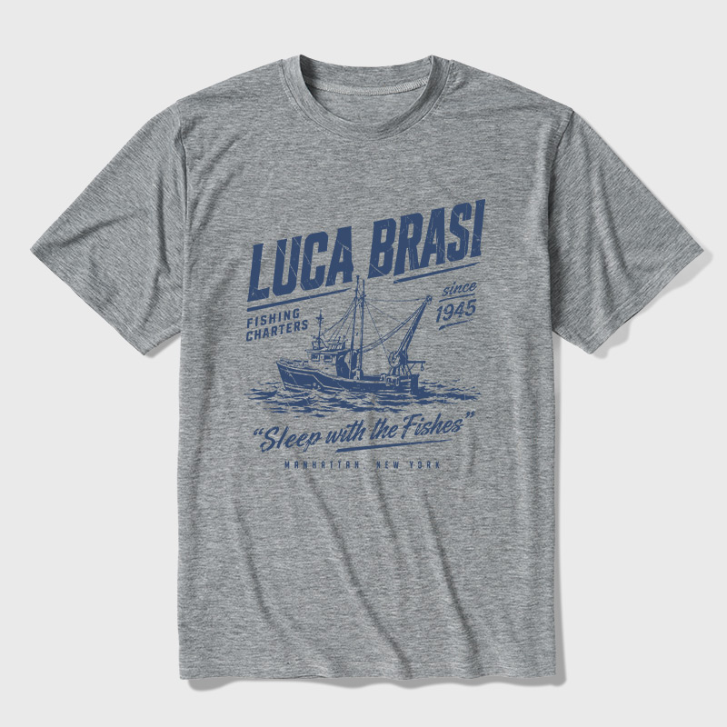 Luca Brasi Fishing Charters Ultra Soft Heather Tee