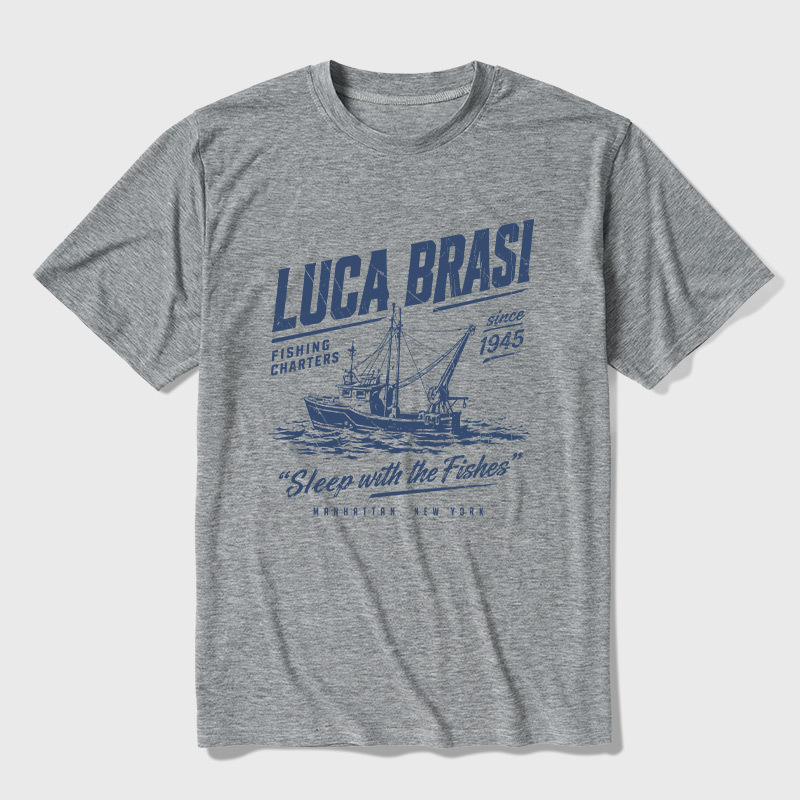 Luca Brasi Fishing Charters Ultra Soft Heather Tee