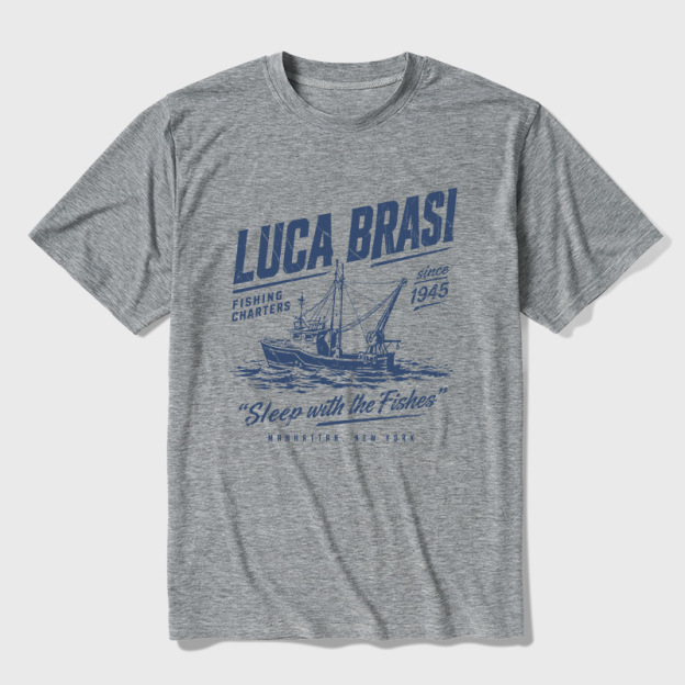 Luca Brasi Fishing Charters Ultra Soft Heather Tee