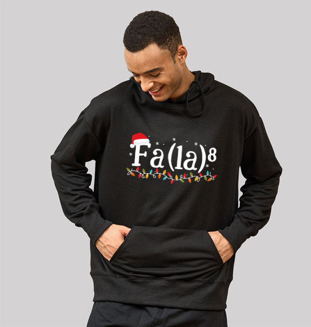 Math Nerd Christmas Fa la la la Geek Hoodie