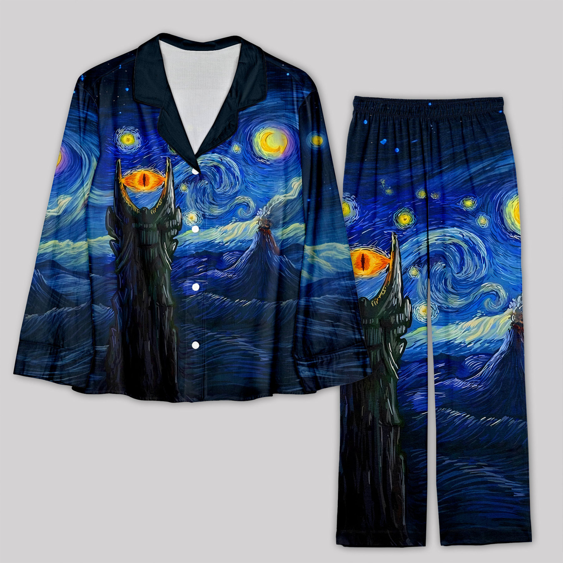 Geeksoutfit Starry Night of Mordor Pajama Sets for Sale