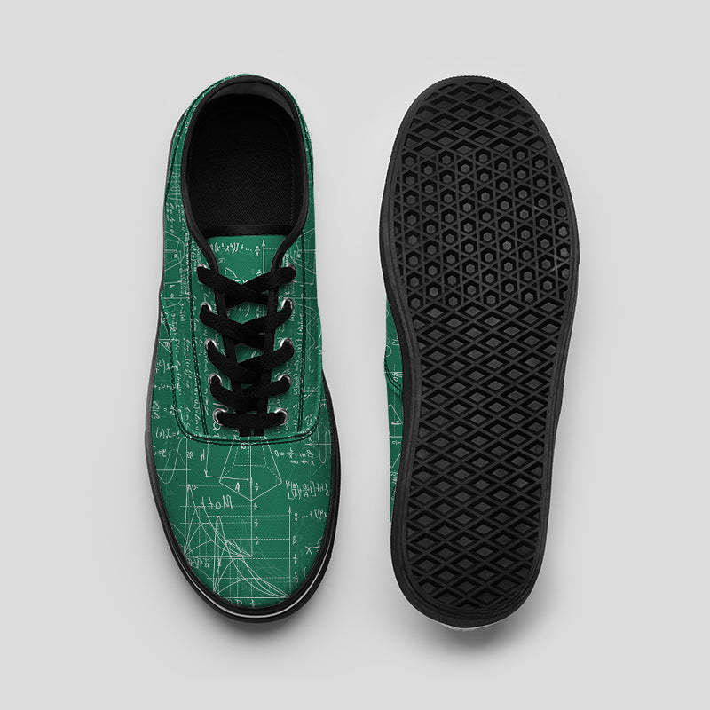Math Function Geek Canvas Shoes