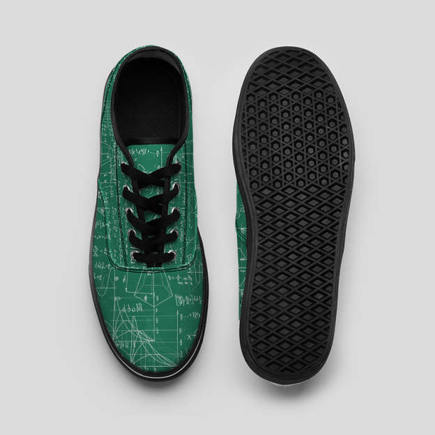 Math Function Geek Canvas Shoes