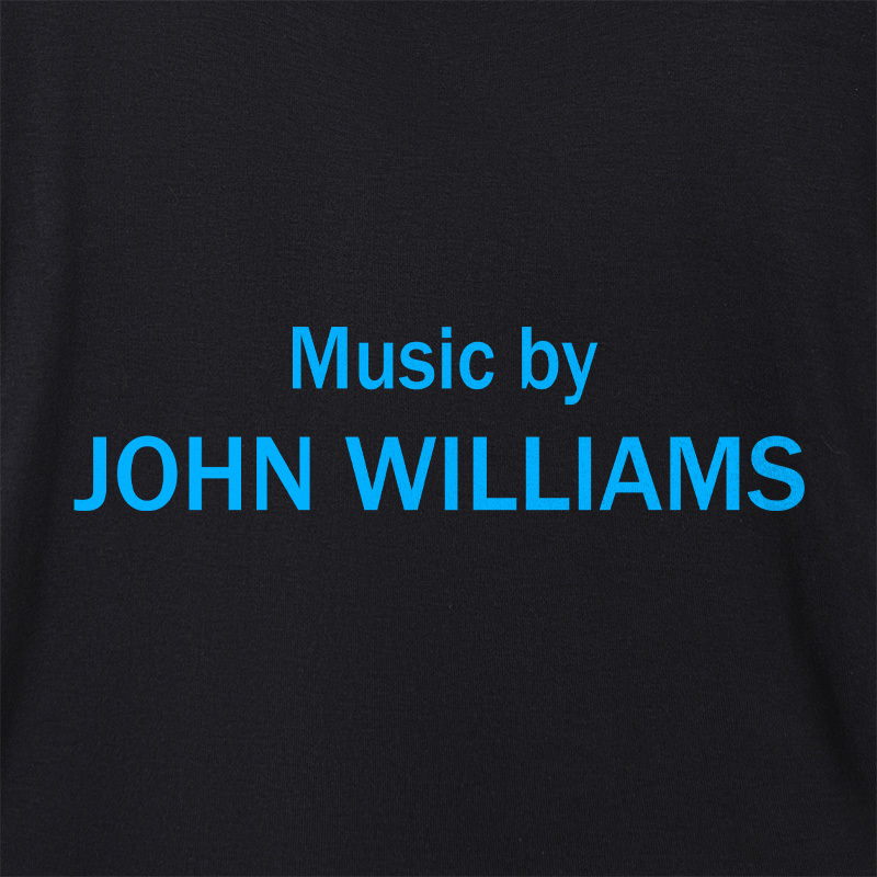 Music by John Williams Geek Dolman Sleeve V-Neck Shirt