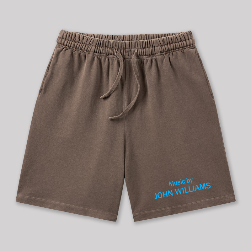 Music by John Williams Geeky Washed Shorts